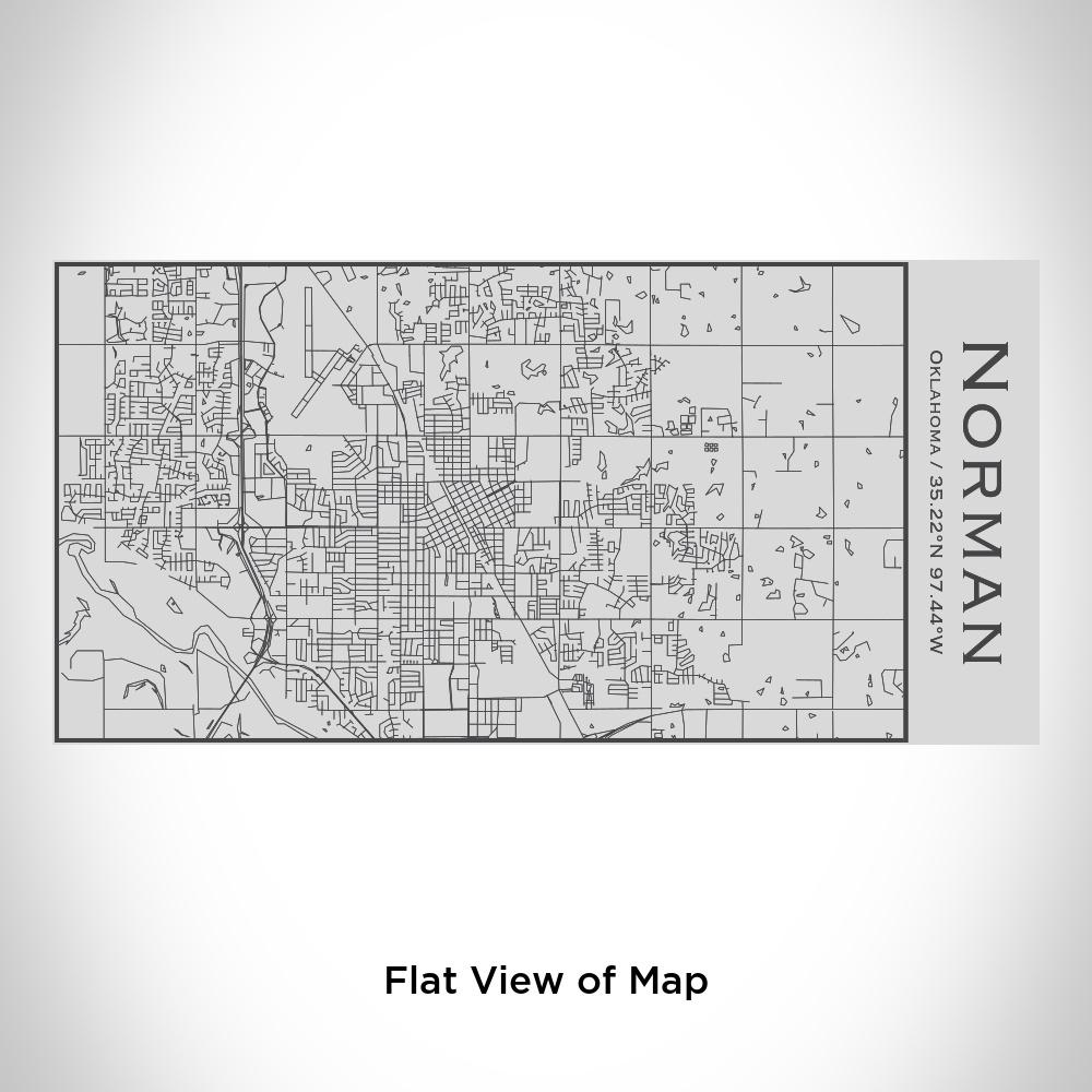 Norman - Oklahoma Map Insulated Bottle