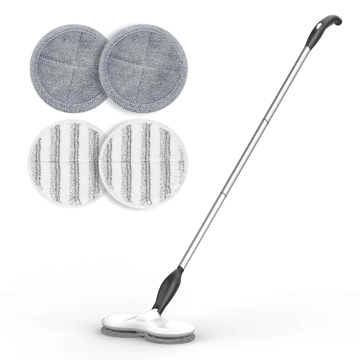 KOJEO Electric Mop for Floor Cleaning As Seen On TV Cordless Spin Mopper Motorised Electric Mops for Hardwood Tile Laminate Floor Daily Light Cleaning (No Water Tank)