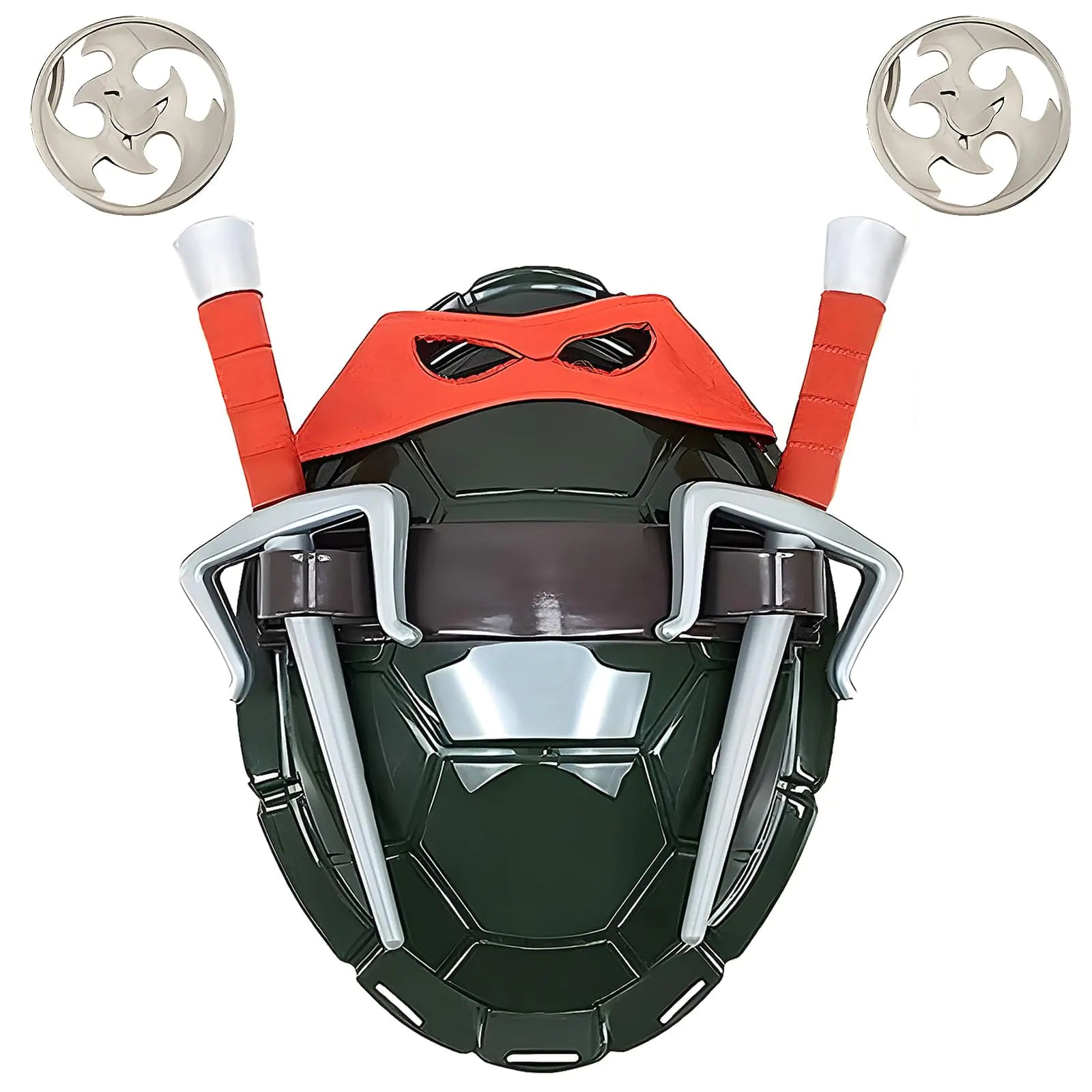 Turtle Shell Boys and Girls Toys Role-Playing Turtle Shell Backpack with Prop Mask Christmas Decorations Christmas Costumes for Boys and Girls (blackish green)