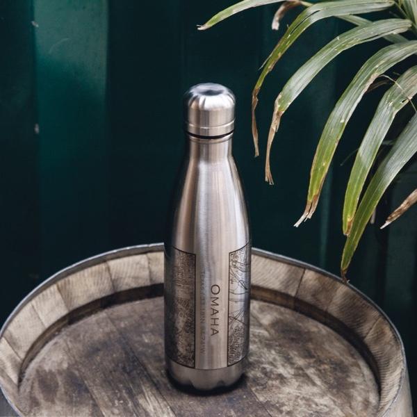 Omaha - Texas Map Insulated Bottle