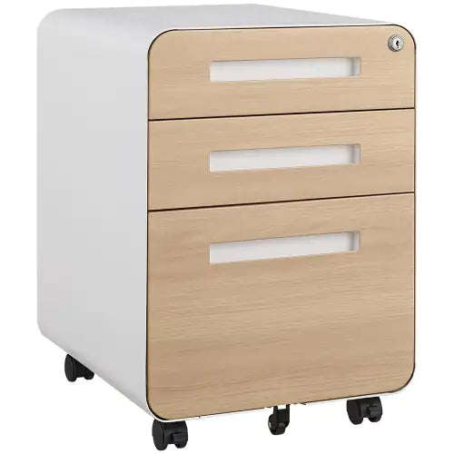 3 Drawer Mobile Filing Cabinet, Simple Style Multi-functional Locker