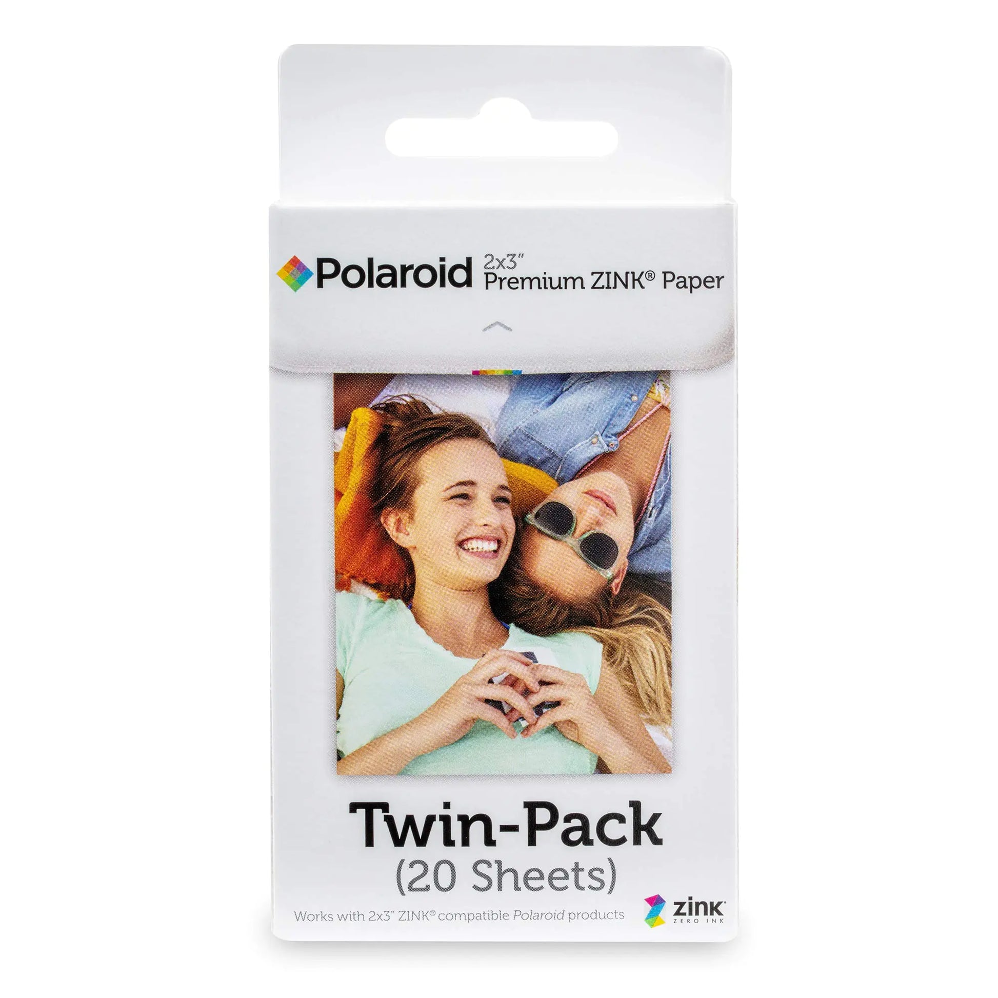 Zink Polaroid 2x3ʺ Premium Zink Zero Photo Paper 20-Pack - Compatible with Polaroid Snap/SnapTouch Instant Print Digital Cameras & Polaroid Zip Mobile Photo Printer