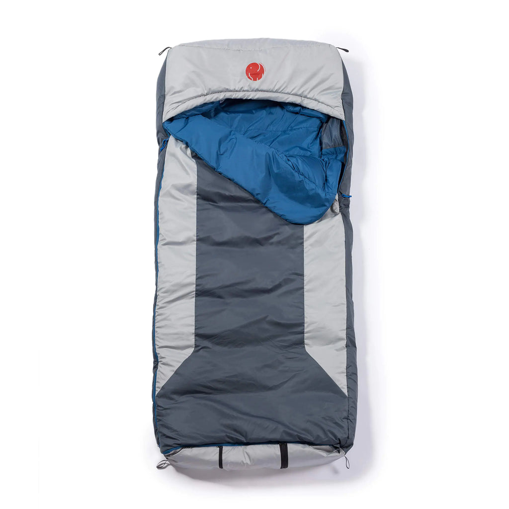 OmniCore Designs Multi Down Hooded Rectangular Sleeping Bag (-10F to 30F) with 4pt. Compression Stuff Sack