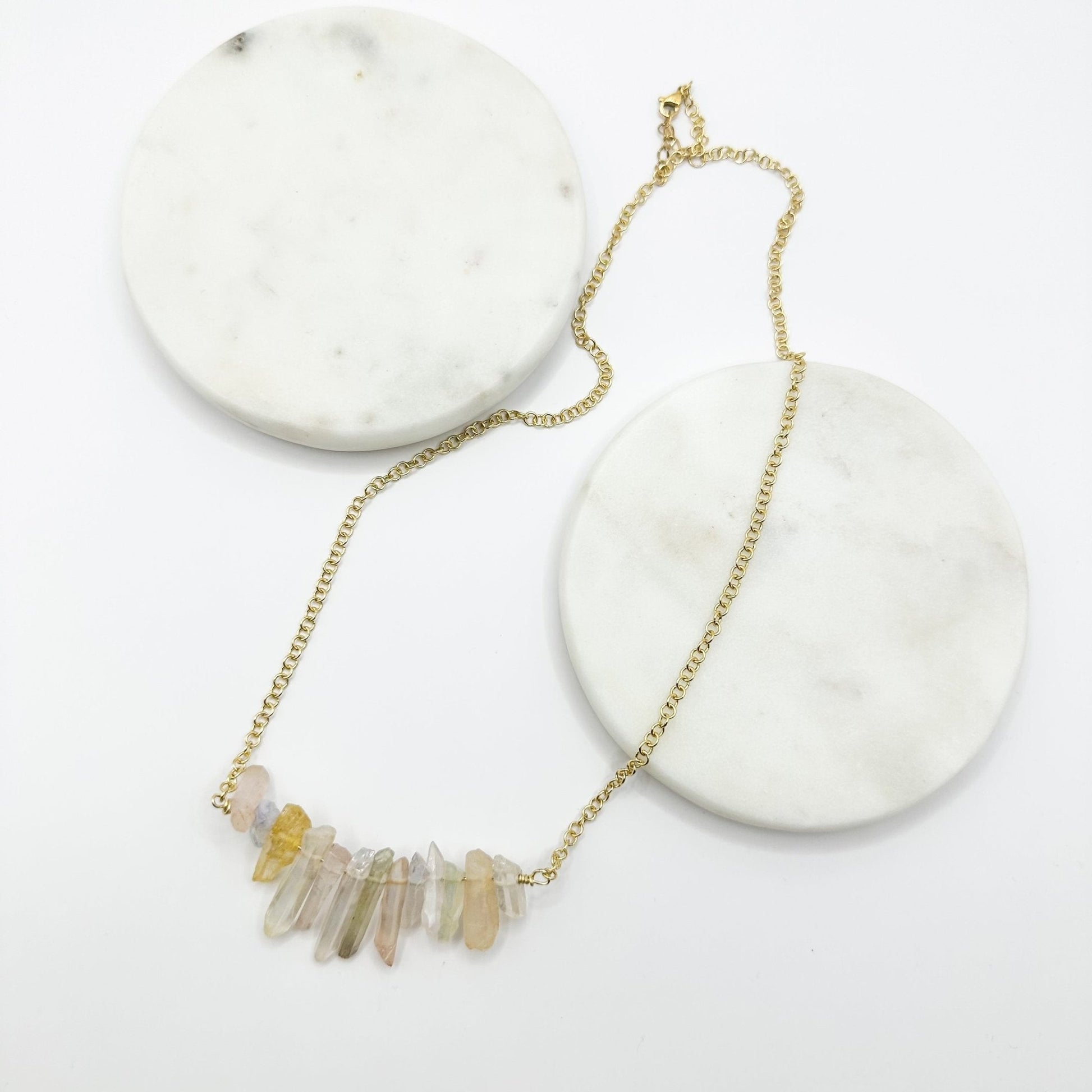 Handmade Quartz Necklaces – Healing Crystal Jewelry Collection