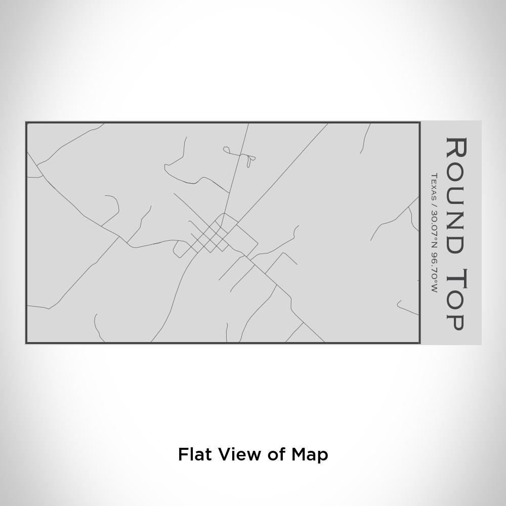 Round Top - Texas Map Insulated Bottle