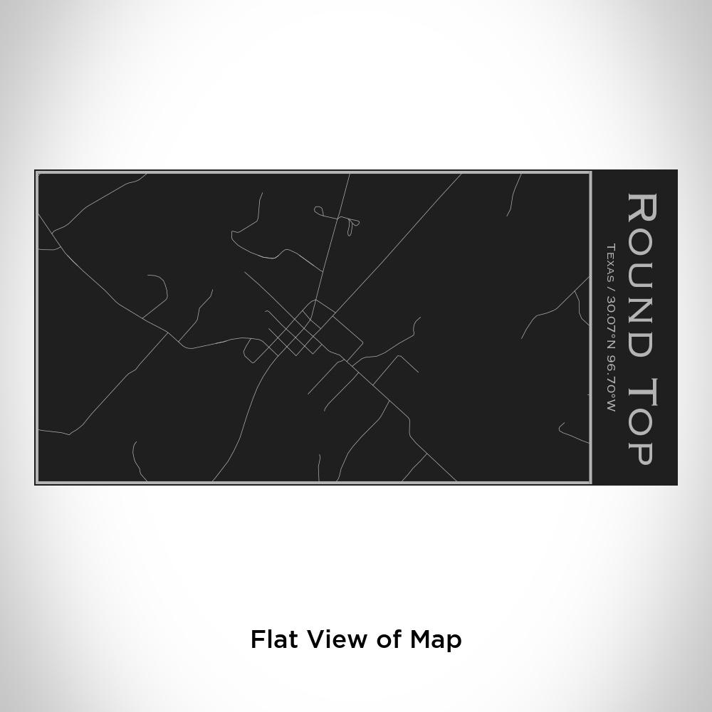 Round Top - Texas Map Insulated Bottle in Matte Black