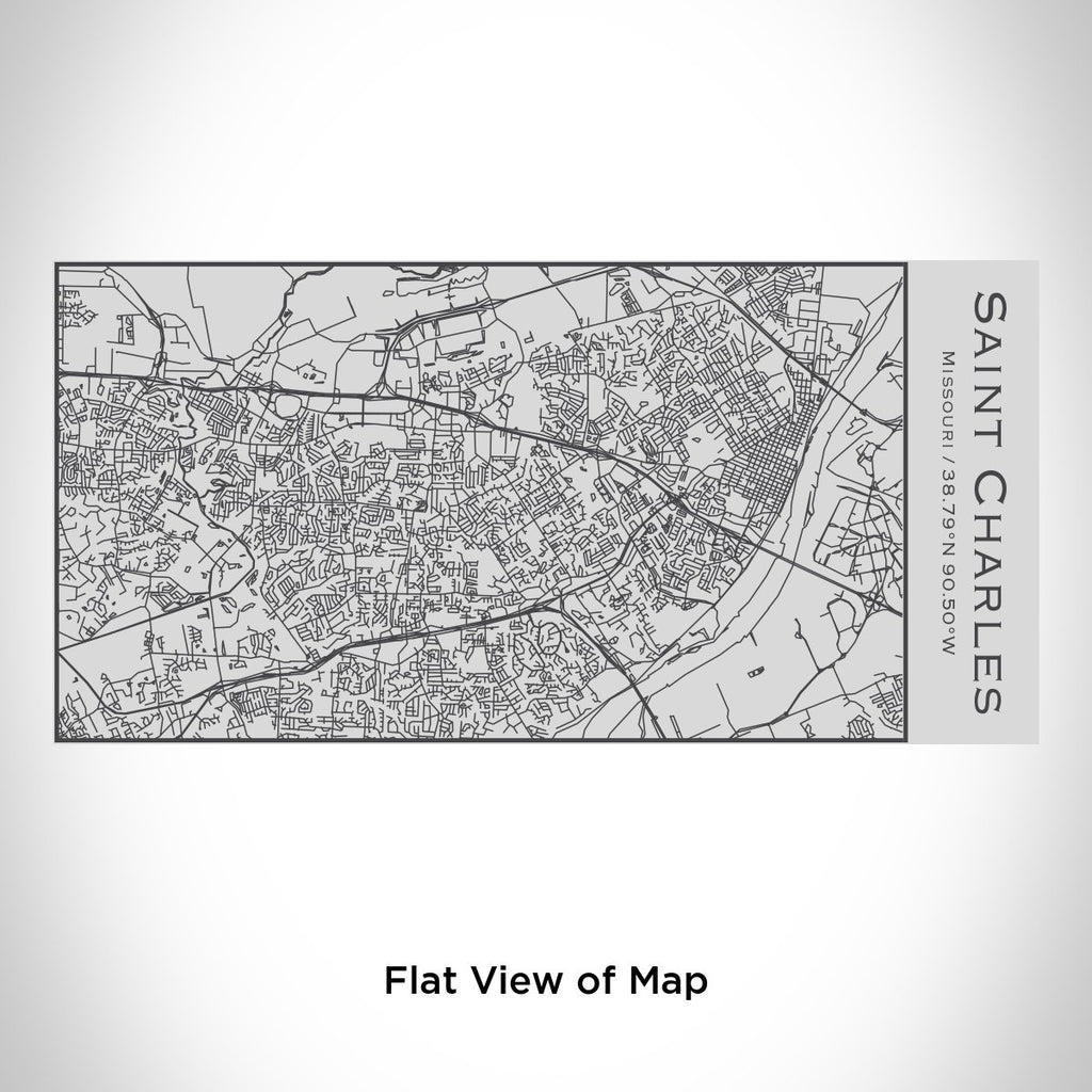 Saint Charles - Missouri Map Insulated Bottle
