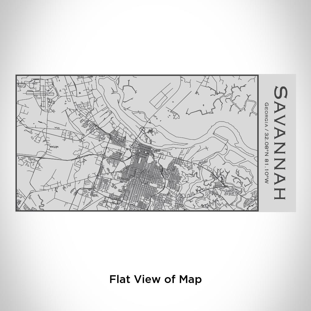 Savannah - Georgia Map Insulated Bottle