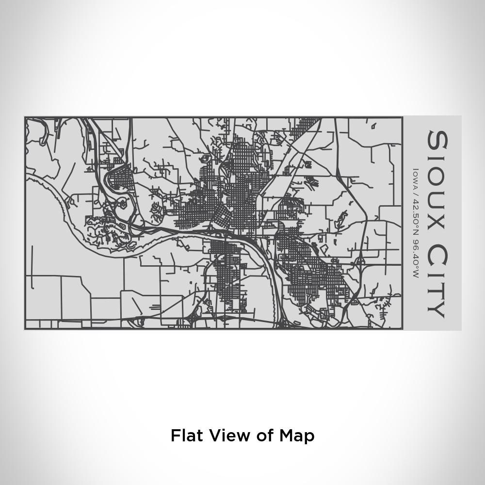 Sioux City - Iowa Map Insulated Bottle