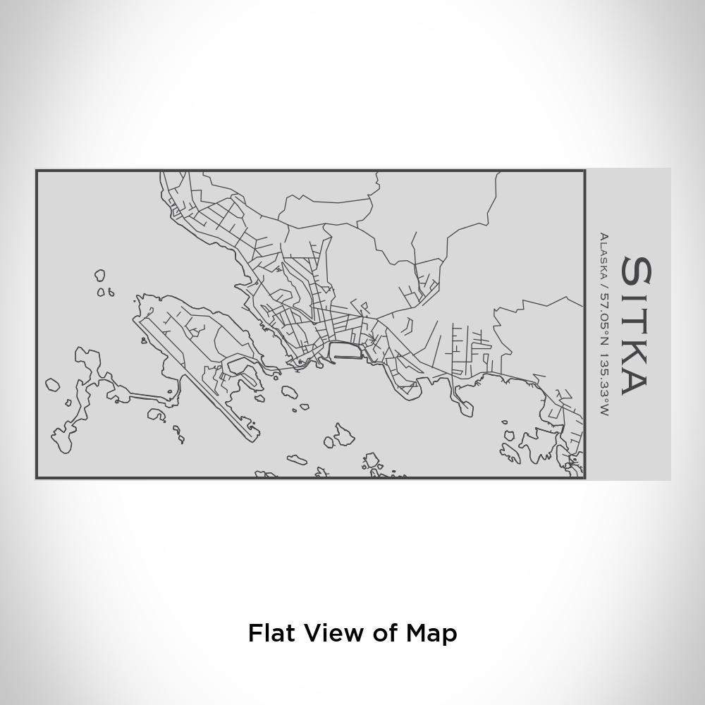 Sitka - Alaska Map Insulated Bottle