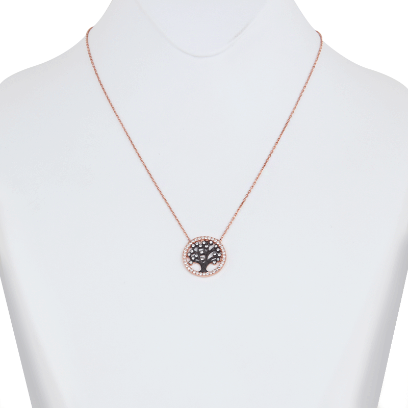 Small Tree of Life Necklace in Silver