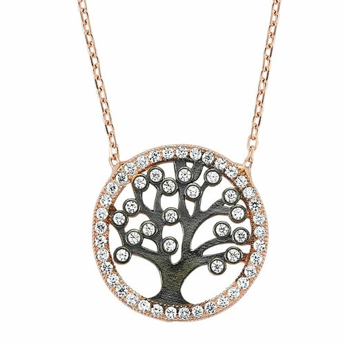 Small Tree of Life Necklace in Silver