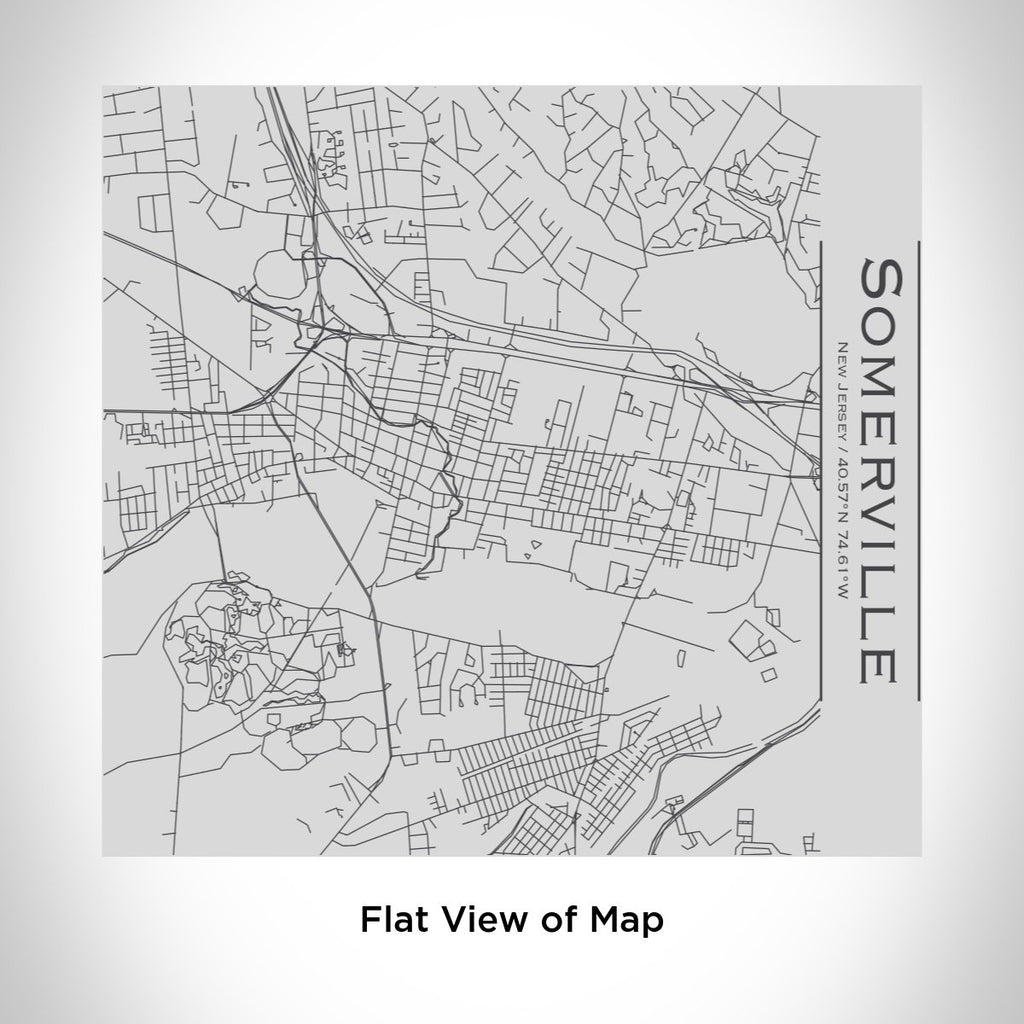 Somerville - New Jersey Engraved Map Tumbler