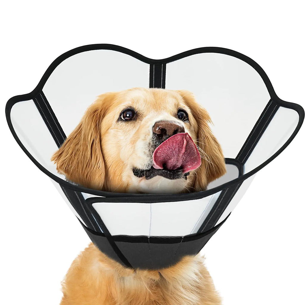 Supet Soft Dog Cone Collar for Large Dogs Comfortable Dog Cone to Stop Licking E Collar for Dogs After Surgery Adjustable Dog Cones for Small Medium Large Dogs