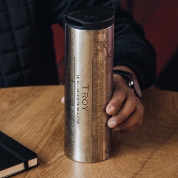 Troy - Ohio Map Tumbler
