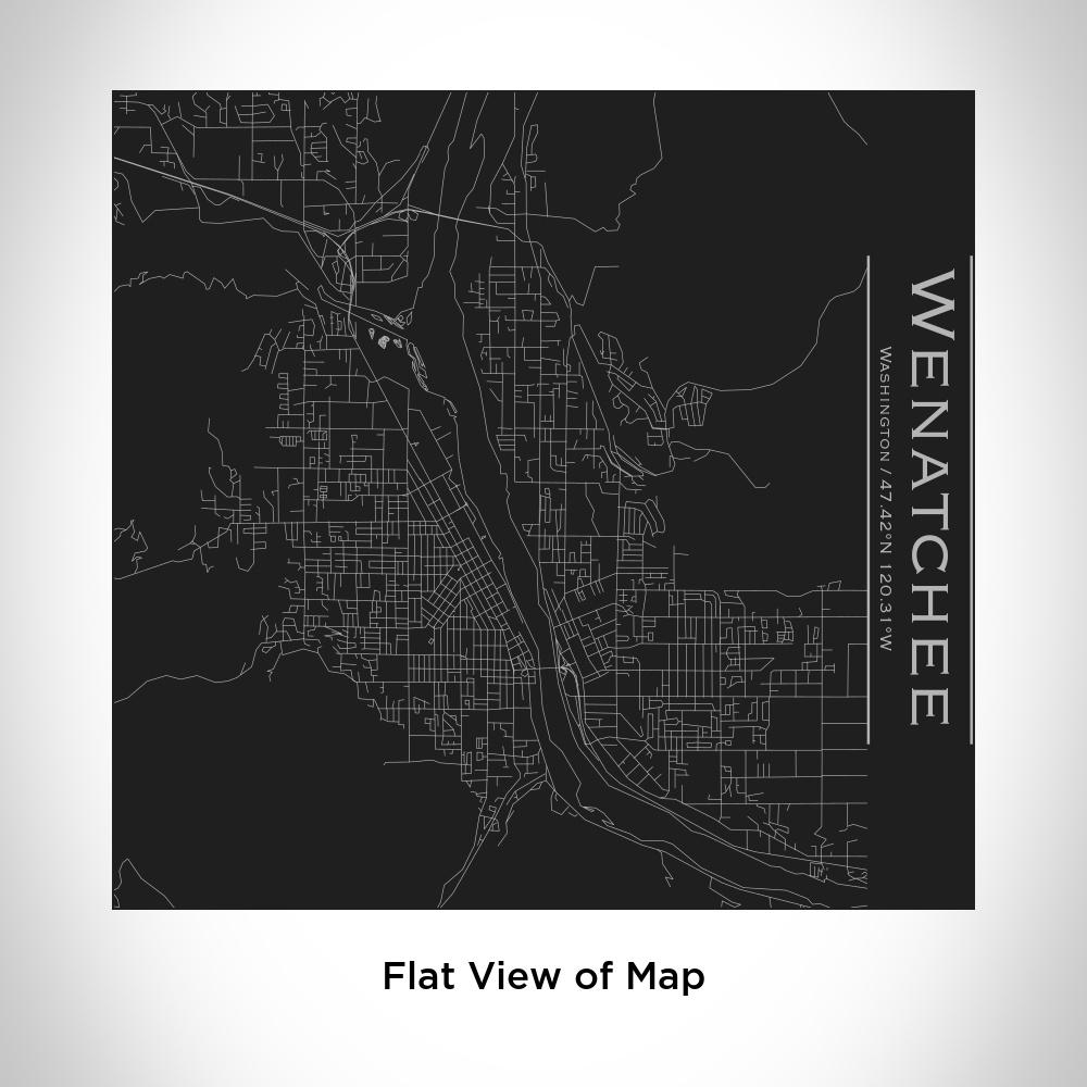 Wenatchee - Washington Map Tumbler in Matte Black