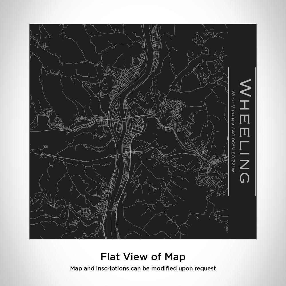 Wheeling - West Virginia Map Tumbler in Matte Black