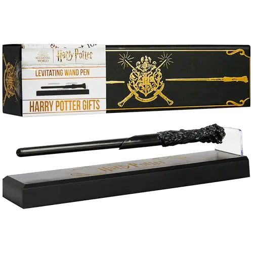 Harry Potter Wand Pen Levitating Writing Pen Floating Office Desk Accessories Ballpoint Stationery with Stand Hogwarts Gifts