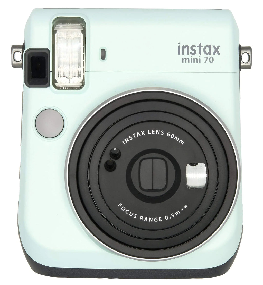 Fujifilm Instax Mini 70 - ICY Mint Instax Mini 70 - Instant Film Camera (ICY Mint) (Renewed)