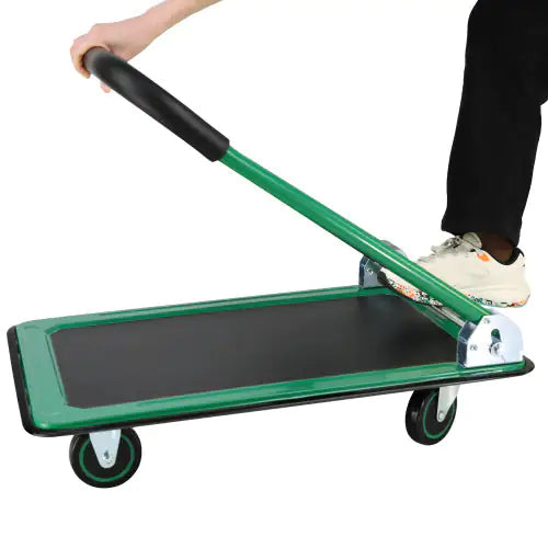 Mobile Platform Trolley Home Large Foldable Cart Cart Cart 330 Lb Capacity Heavy Duty Saving Space-Saving Foldable Swivel Pusher Flat Bed Car Unavailable Platforms- Welfel , Temu