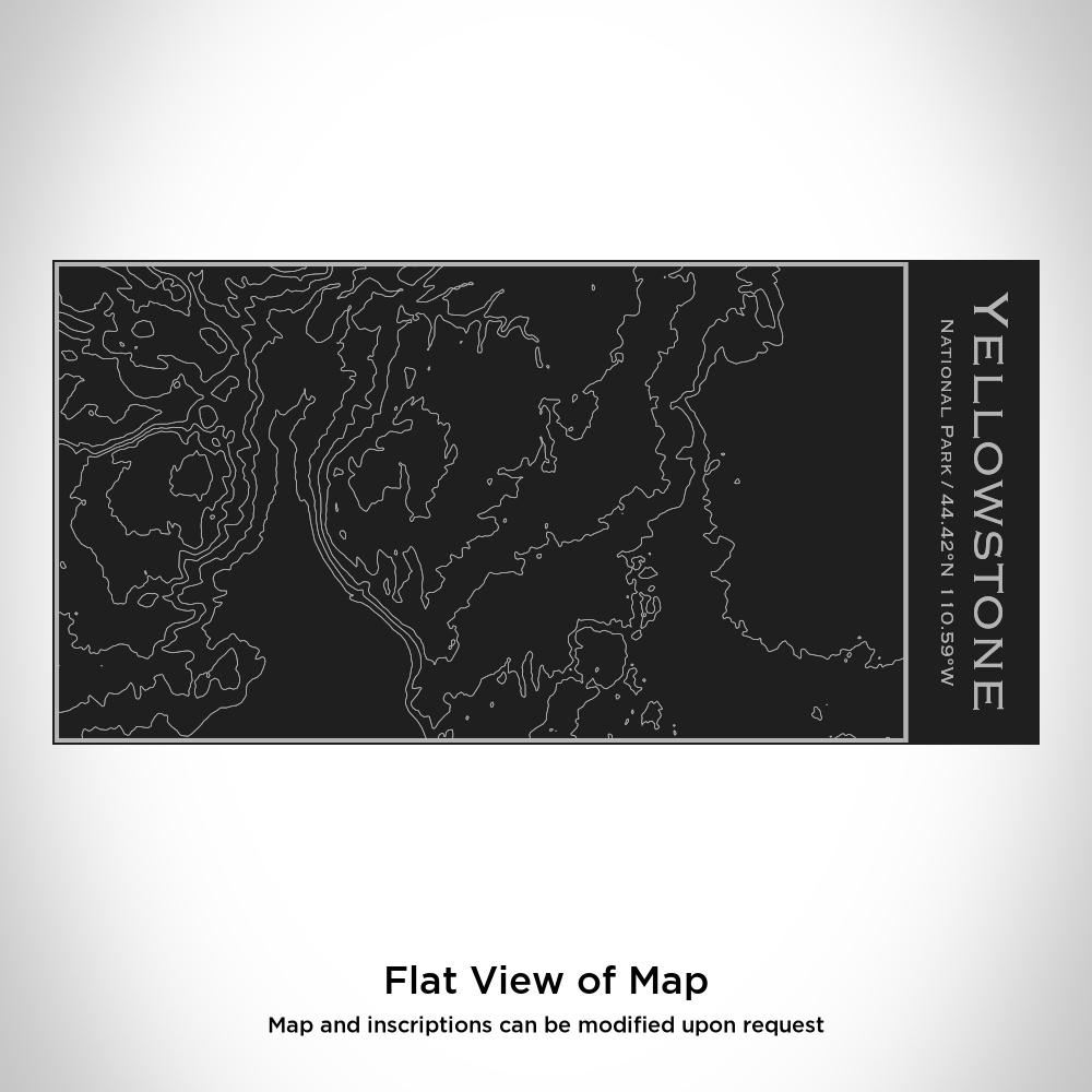 Yellowstone National Park - Wyoming Map Insulated